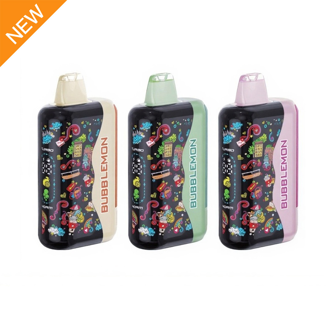 Bubblemon炫彩一代35000一次性电子烟-两个隐藏口味-炫彩涂鸦大屏显示电量/油量