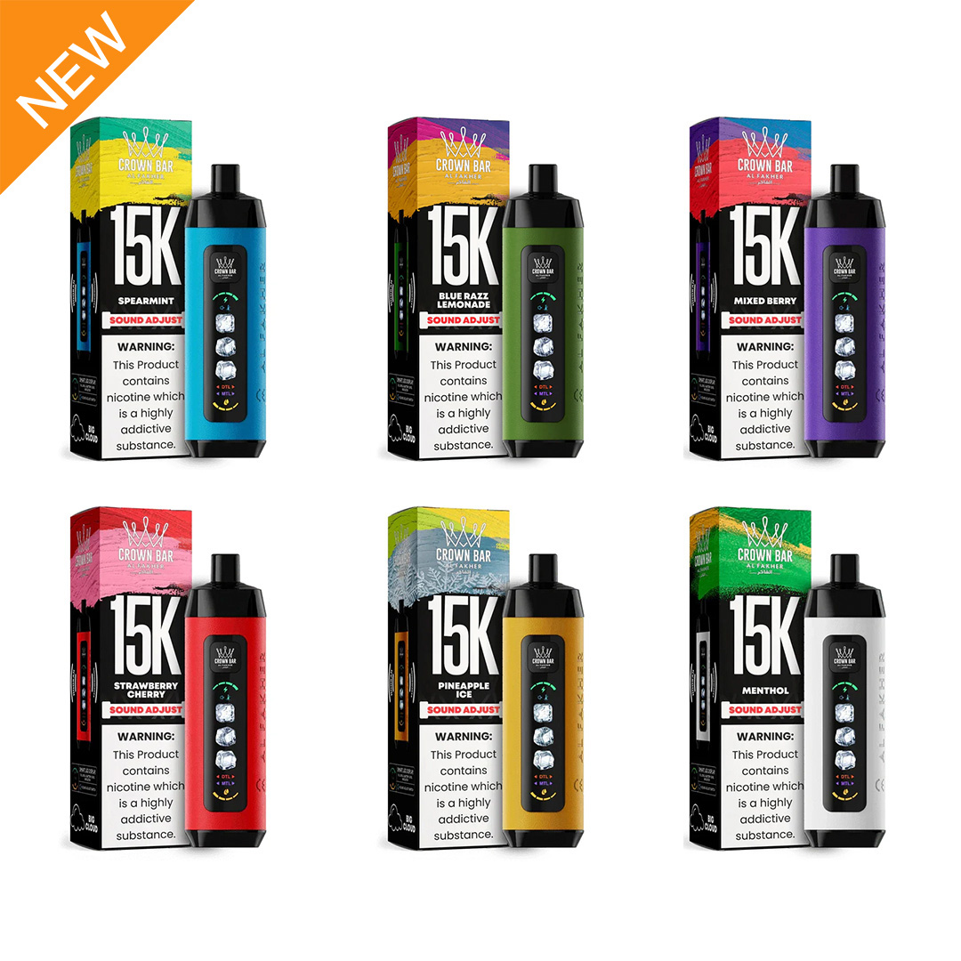 阿尔法赫15000口一次性电子烟-可调冰度大屏版-MTL/DTL双模式